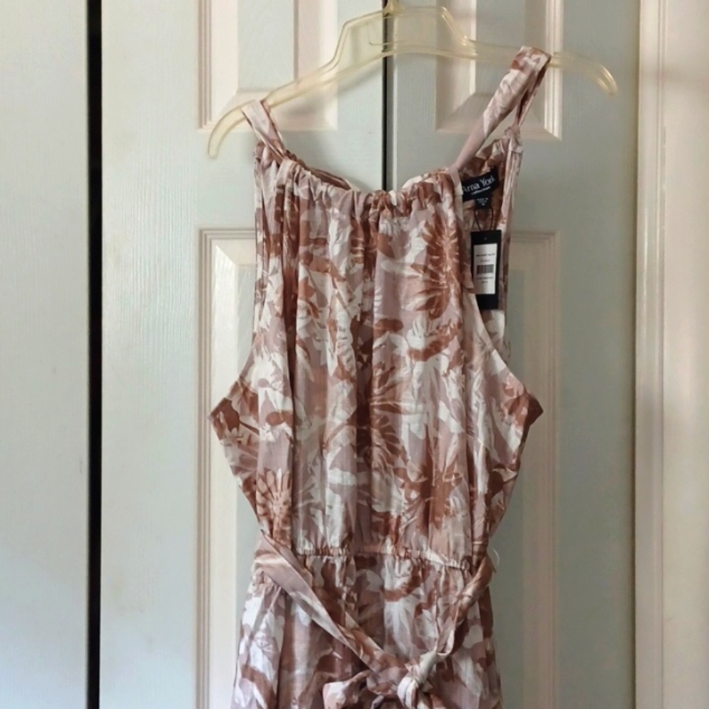 *NWT* Arna York Tie Neck Halter Maxi Dress Size 18